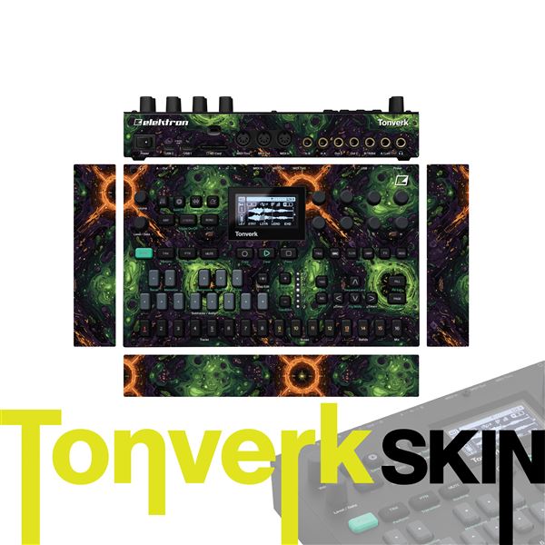 Alien Nebula vinyl skin for Elektron Tonverk