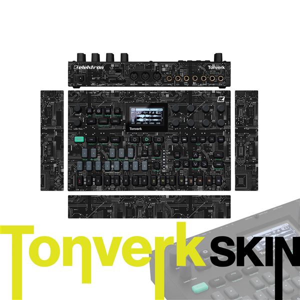 Tech Grid vinyl skin for Elektron Tonverk