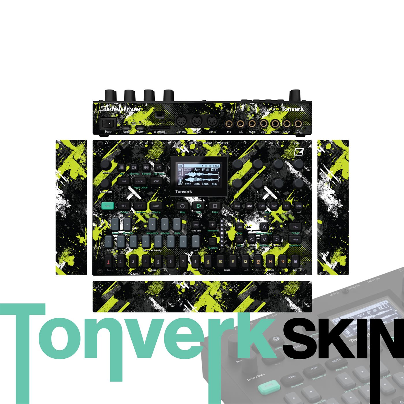 Electric Void vinyl skin for Elektron Tonverk