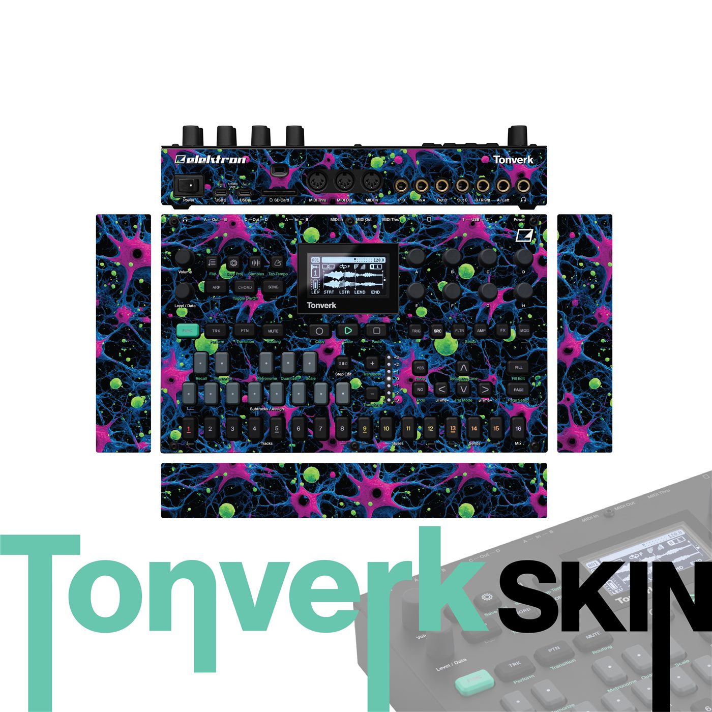 Synaptic Nova vinyl skin for Elektron Tonverk